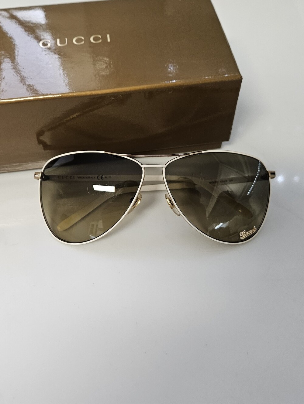 Authentic GUCCI Aviator sunglasses